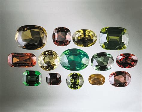 Natural Zircon Colors. These untreated, natural-color zircons are from Sri Lanka. - Alan Jobbins ...