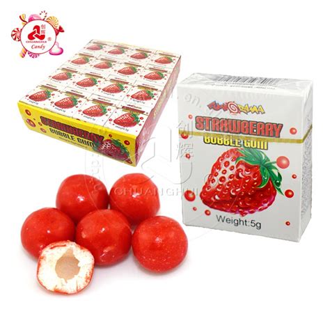 Supply Strawberry flavor ball bubble gum in box Wholesale Factory - Guangdong Chuanghui ...