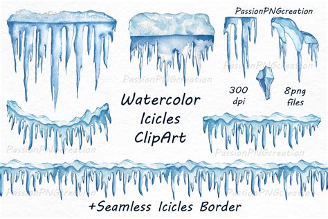 Icicle Clipart Border