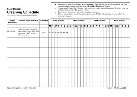 Restroom Cleaning Log Template | charlotte clergy coalition