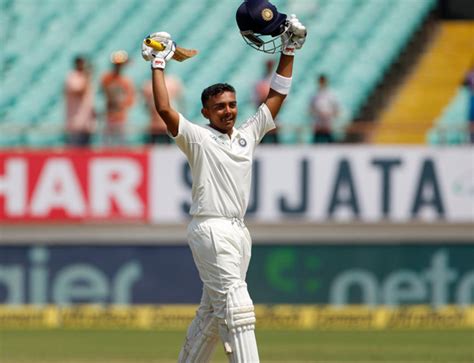 Prithvi Shaw becomes youngest Indian to hit debut Test century