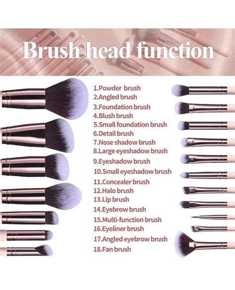 Types Of Makeup Brushes Pdf | Saubhaya Makeup