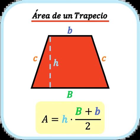 F Rmula Para Calcular El Rea De Un Trapecio - Printable Online