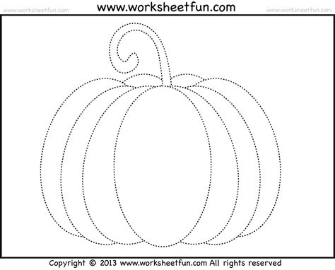 Preschool Halloween Tracing Worksheets – AlphabetWorksheetsFree.com