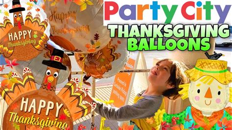 Balloon Shopping at PARTY CITY Thanksgiving Turkey Balloons! SOLD OUT ...