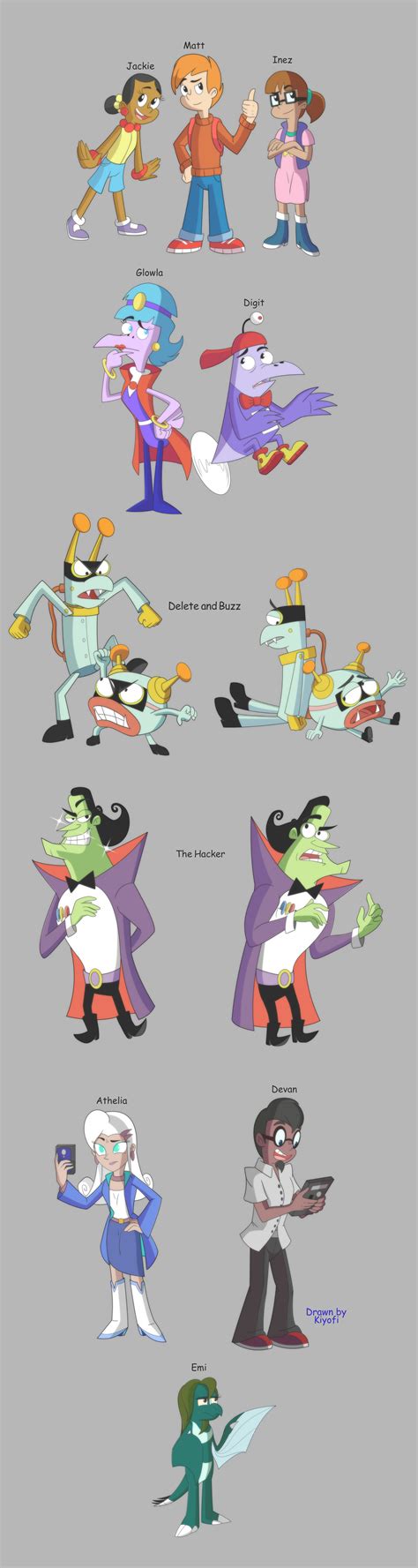 ArtStation - CyberChase Characters