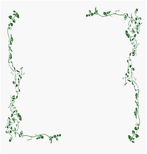 Vine Border Clipart Ivy Vine Clip Art Vine Border Green - Vine Border ...