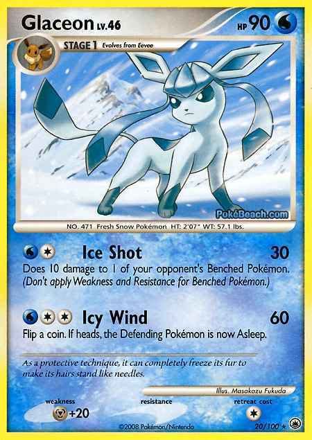 Glaceon pokemon card - Glaceon Photo (9566726) - Fanpop