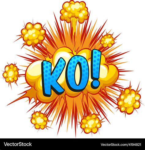 Ko Royalty Free Vector Image - VectorStock