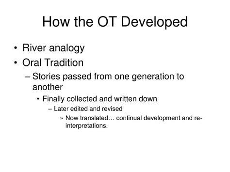 PPT - What is the OT? PowerPoint Presentation, free download - ID:6299558