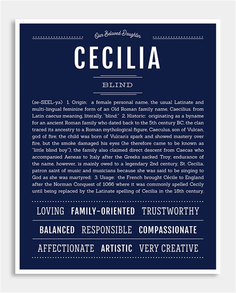 Cecilia | Classic Name Print Boy Names, Baby Momma, Trendy Baby, Gender ...