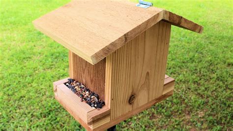 How to Make a Bird Feeder with 1 board | Simple DIY - YouTube