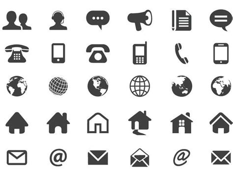 Contact Flat Icons Free Vector | Flat icon free, Flat icon, Business ...