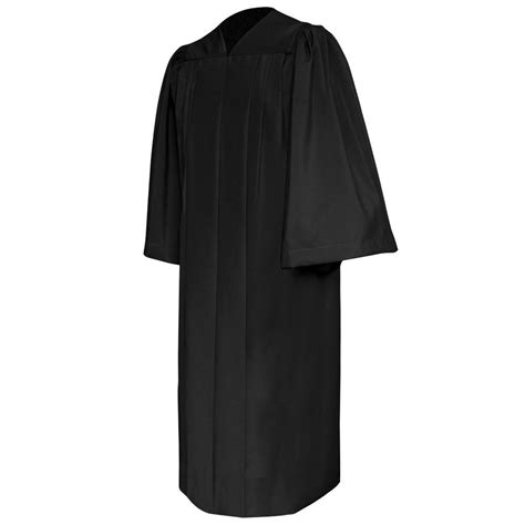 DELUXE BLACK CHOIR ROBE - Premium Matte dull finished fabric in black • Top of the Line ...