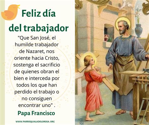 FELIZ DÍA DEL TRABAJADOR | Parroquia La Dolorosa