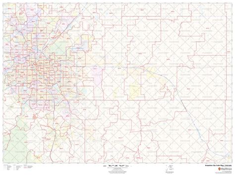 Arapahoe Zip Code Map, Colorado | Arapahoe County Zip Codes