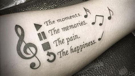 Music Hand Quote Tattoo For Men HD Tattoos For Men Wallpapers | HD ...