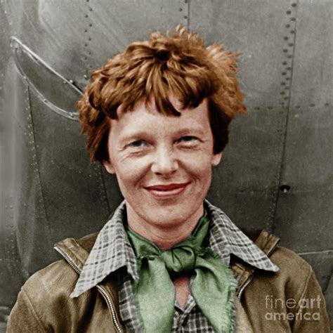 Wingsdomain Photograph - Amelia Earhart American Aviation Pioneer ...