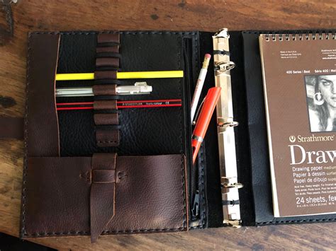 Planner binder / 3 ring notebook binder / Leather planner binder