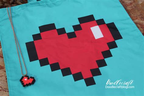 Doodlecraft: Valentine DIY: Minecraft Necklaces!