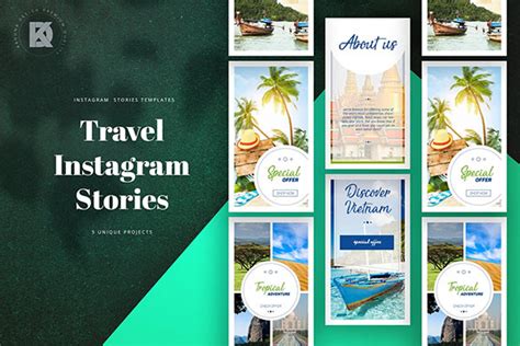 Travel Instagram Stories PSD - Social Media Templates - Free PSD Templates