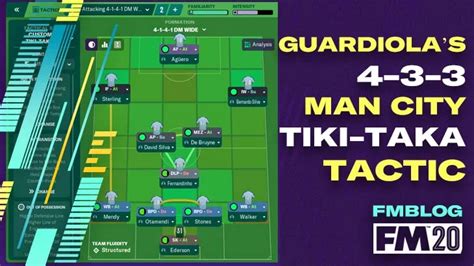 FM20 - Pep Guardiola's 4-3-3 Man City Tiki-Taka Tactic