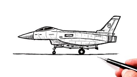 Fighter Jets In Combat Drawing