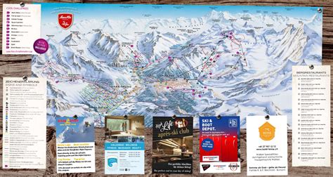 Saas Fee Piste Map – Free downloadable piste maps.