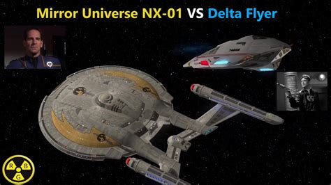 Star Trek Enterprise Mirror Universe NX-01 VS Delta Flyer | Star Trek ...