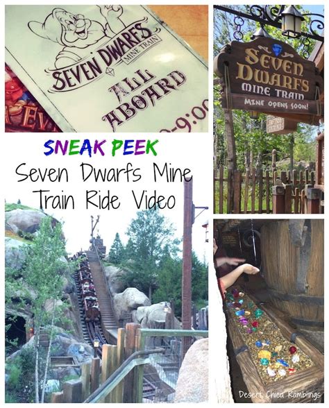 Sneak Peek: Seven Dwarfs Mine Train Ride Video | Desert Chica