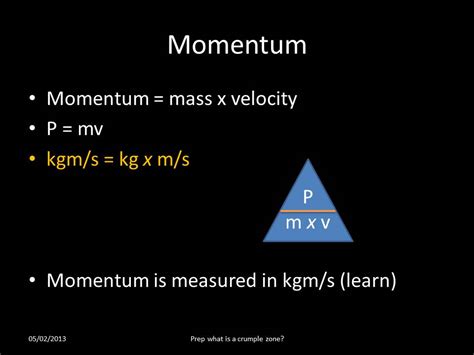 iGCSE Physics: Momentum