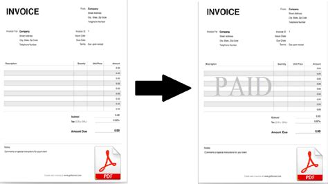 How to Add Paid Invoice Watermark In PDF Files At Free of Cost ...