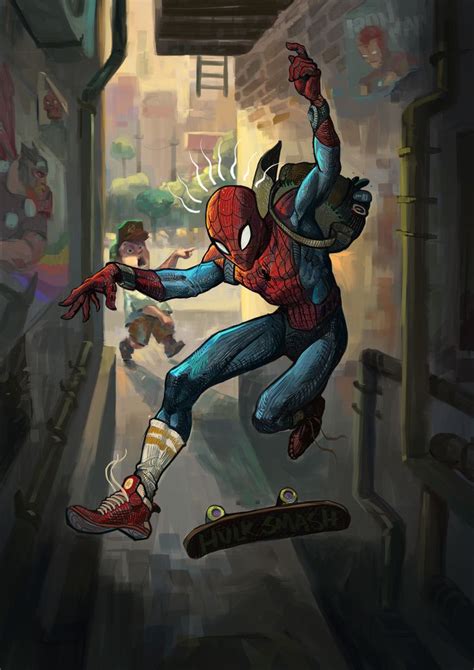 Spider Man Homecoming by Gustavo Pelissari (cdnb.artstation.com) submitted by Lol33ta to /r ...