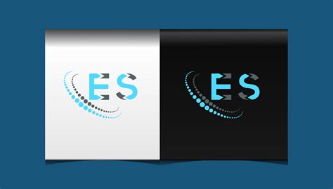 ES letter logo creative design. ES unique design. 15629860 Vector Art ...