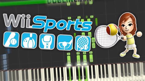 Wii Sports - Tennis Position Select Theme Piano Tutorial Synthesia ...