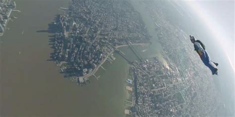 Red Bull Wingsuit Flight Over New York City