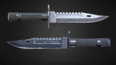 M9 Bayonet - Smith&Wesson - Download Free 3D model by SilkevdSmissen [26c2017] - Sketchfab