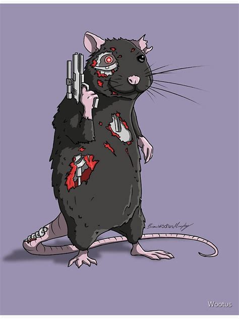 "Terminator Rat" Poster for Sale by Wootus | Redbubble