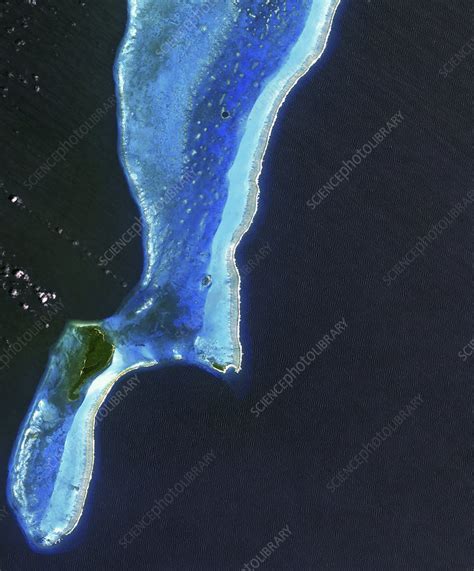 Lighthouse Reef and Belize - Stock Image - C024/7169 - Science Photo Library