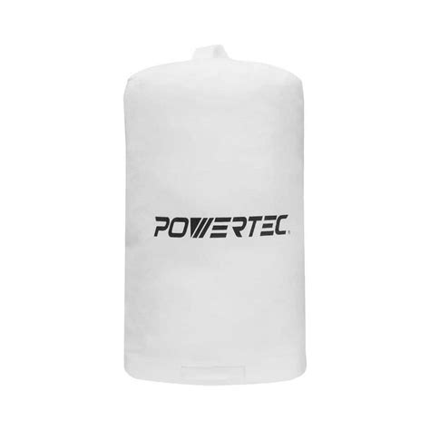 ‎POWERTEC 15 in. x 24 in. Dust Collector Bag 1 Micron Filter for Jet, Grizzly, Harbor Freight ...