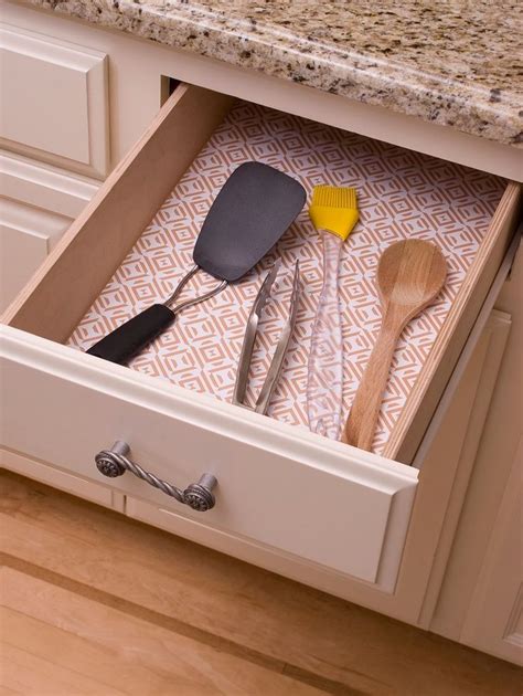 Decorative Shelf Liners - contemporary - cabinet and drawer organizers ...