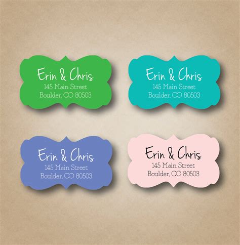 Ornate Return Address Label Personalized by StickEmUpLabels