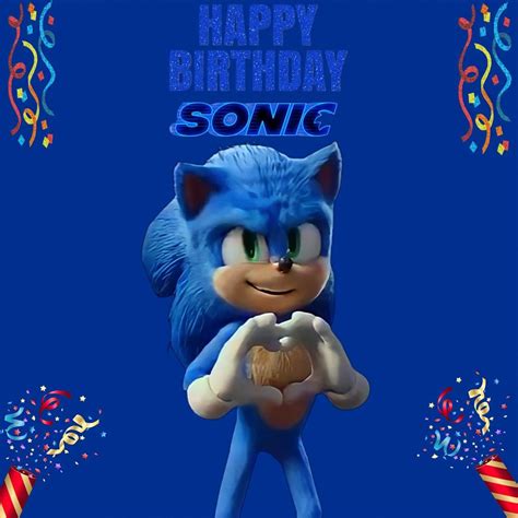 Happy Birthday Sonic! Celebrate with Sonic the Hedgehog