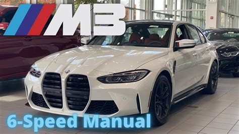 Walk Around and Overview: 2023 BMW M3 (6-speed manual, stripper spec)! - YouTube