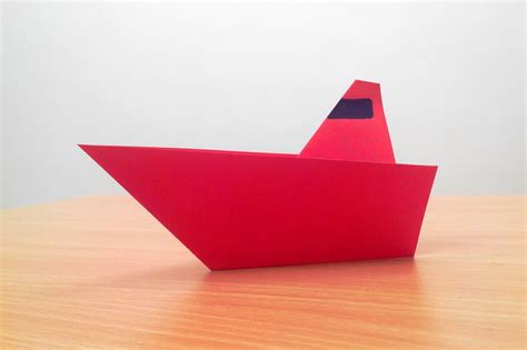 How to make an origami paper boat step by step. | Origami ship, Origami easy, Origami boat