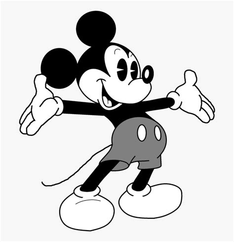 Mickey Mouse Clipart Baseball - Disney Characters Black And White , Free Transparent Clipart ...