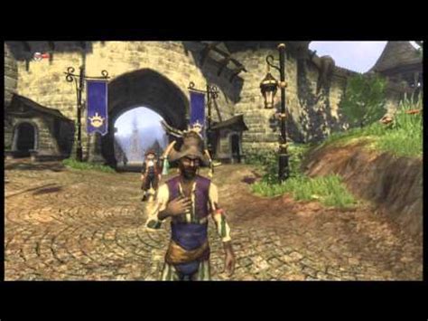 Fable 2 Walkthrough Part 3 - Thag's Camp/Bowerstone Market - YouTube