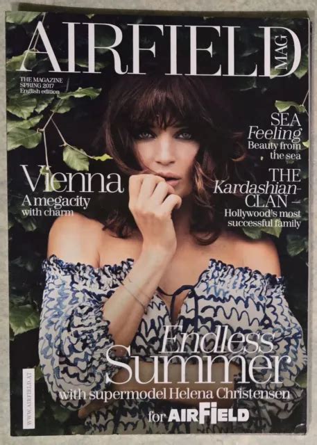 HELENA CHRISTENSEN FRENCH Magazine AIRFIELD 2017 EUR 9,99 - PicClick FR