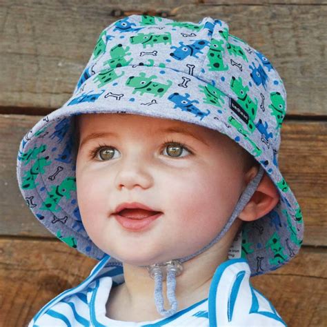 Bedhead Hats - Boys Baby Bucket Sun Hat with Strap - UPF 50+ Baby ...