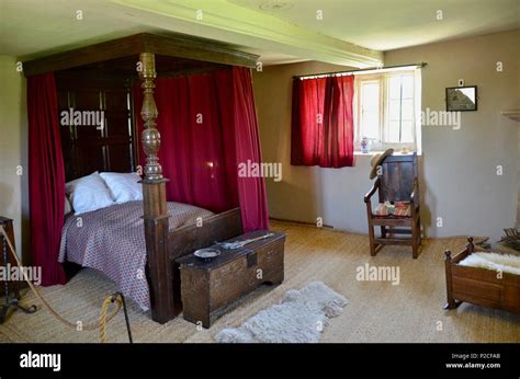 The Red Chamber at Woolsthorpe Manor, Lincolnshire, England, where ...